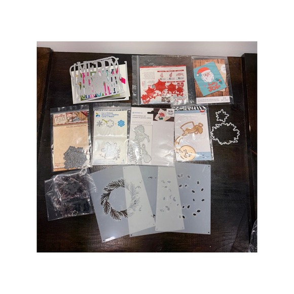 Other - Christmas Craft Die Cutting Stencils Stamp Set Card Making Scrapbooking Holiday